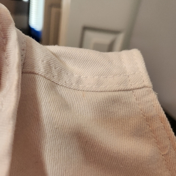 Mudd White Denim Vest Size Medium Juniors - Picture 6 of 8